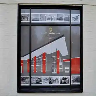 McMillan Pazdan Smith Architectural Firm Perforated Window Sign